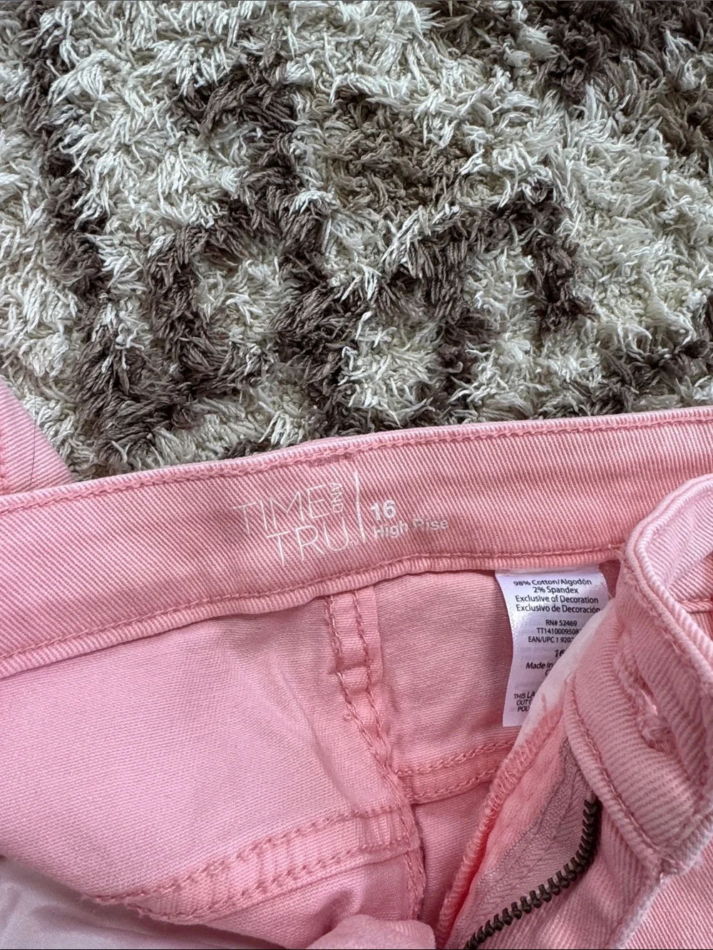 Pink Distressed Women’s Denim Shorts